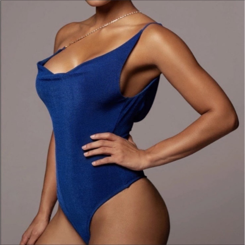 JLUXLABEL blue bodysuit